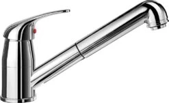 Blanco Daras S - Grifo De Fregadero Con Salida Extraíble, Cromo 517731