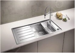 Blanco Andano - Fregadero, 1000x500 Mm, Con Accesorios, Cubeta, InFino, Acero Inoxidable 522999 -Blanco 05415e5377e2213be952ffdb