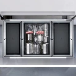 Blanco Flexon II - Cubo De Basura Extraíble, Con Compartimientos Separados, 65 L 525221 -Blanco 0578f34eac3a12aae72f6c0c