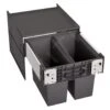 Blanco Select - Cubo De Basura Empotrado, Con Compartimento, Capacidad 32 L 526200 -Blanco 05aca9bdd4858a4e9badb08b