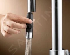 Blanco Carena S - Grifo De Fregadero Con Ducha Extraíble, Gris/cromo 526930 -Blanco 05e98eb46d70dbd1cc3cbd31