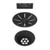 Blanco Accesorios - Juego De Desagüe C-overflow, BlackEdition, Negro Mat 239975 -Blanco 0a88f492cae06d218bfd5ef3