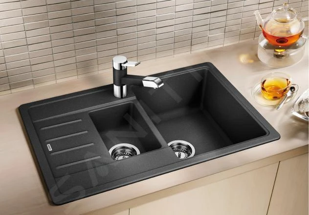 Blanco Legra 6 - Fregadero De Silgranite, 780x500 Mm, Compact, Alumunio 521303 5 Blanco Legra 6 - Fregadero De Silgranite, 780x500 Mm, Compact, Alumunio 521303 - Imagen 3