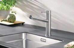 Blanco Ambis - Grifo De Fregadero, Acero Inoxidable Cepillado 523118 -Blanco 0e6d93b8d93d9bcf10ee0a7b