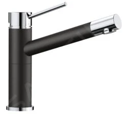 Blanco Alta - Grifo De Fregadero, Negro/cromo 526162