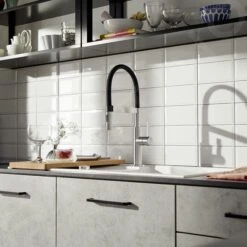 Blanco Sonea S - Grifo De Fregadero Con Brazo Flexible Y Ducha, Acero Inoxidable Cepillado 526616 -Blanco 12f0030b0cd2072103b9cc62