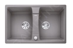 Blanco Lexa 8 - Fregadero De Silgranite, 780x500 Mm, Con Control De Desagüe, InFino, Aluminio 524952