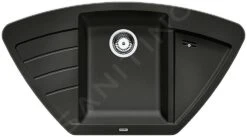 Blanco Zia 9 - Fregadero De Silgranite, 930x510 Mm, Negro 526031