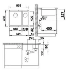 Blanco Rotan 340/160 - Fregadero De Silgranite, 555x460 Mm, Alumunio 524250 -Blanco 1f4b18425e5fe08e9cfa5290