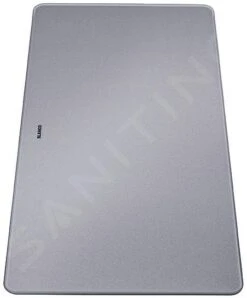 Blanco Accesorios - Tabla De Cortar Para Fregadero, Cristal Plateado 227697