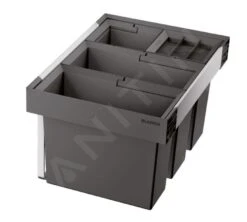 Blanco Flexon II - Papelera Incorporada, Dividida, Volumen 42 L 526644