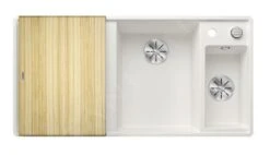 Blanco Axia III 6 - Fregadero De Silgranite, 990x500 Mm, Con Control De Desagüe Y Accesorios, InFino, Blanco 523486 -Blanco 24865e24415bc3084fef0d8d