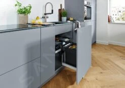 Blanco Select - Cubo De Basura Empotrado, Capacidad 30 L 526304 -Blanco 24af67dc069ac1d4f9f20c6e