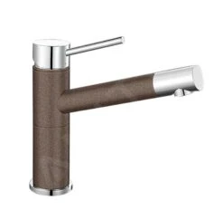 Blanco Alta - Grifo De Fregadero, Café/cromo 515324