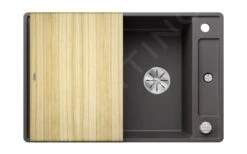 Blanco Axia III 45 - Fregadero De Silgranite, 770x500 Mm, Con Control De Desagüe Y Accesorios, InFino, Roca Gris 523194 -Blanco 30846a7460345c7c3fdd4d2f