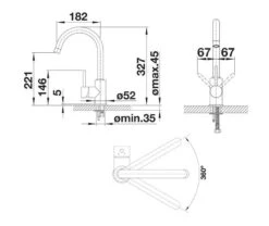 Blanco Mida - Grifo De Fregadero, Blanco Suave/cromo 526966 -Blanco 30ceae25515ad2bbeae9e140 1