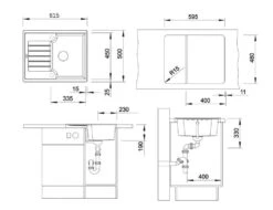 Blanco Zia 40 - Fregadero De Silgranite, 615x500 Mm, Gris 527378 5 Blanco Zia 40 - Fregadero De Silgranite, 615x500 Mm, Gris 527378 -Blanco 3170ac9e92cca67c6502eb0c 1