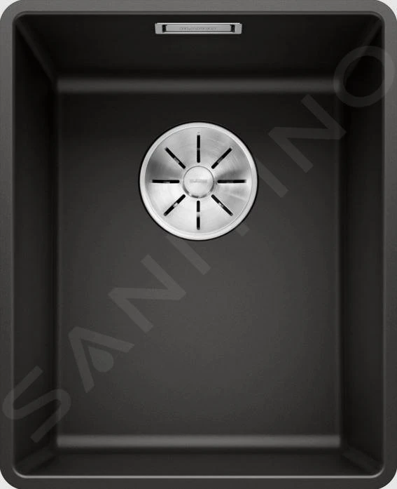 Blanco Subline 320 - Fregadero De Silgranite, 347x427 Mm, Negro 525982 3 Blanco Subline 320 - Fregadero De Silgranite, 347x427 Mm, Negro 525982