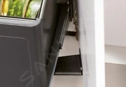 Blanco Botton Pro - Cubo De Basura Extraíble, Con Separación, Capacidad 26 L 517468 -Blanco 393f306866896538c6317662 1