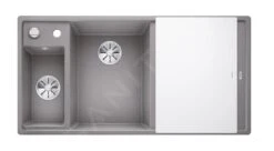 Blanco Axia III 6 - Fregadero De Silgranite, 1000x510 Mm, Con Control De Desagüe Y Accesorios, InFino, Aluminio 524655 -Blanco 3adbf63a2f4f51c9150f1c0f