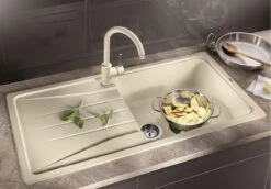 Blanco Sona XL 6 - Fregadero De Silgranite, 1000x500 Mm, Negro 525977 -Blanco 3d2443f0020ebbc02148a223