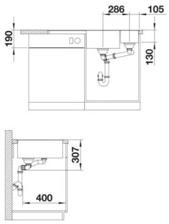 Blanco Axia III 6 - Fregadero De Silgranite, 990x500 Mm, Con Control De Desagüe Y Con Accesorios, Negro 525855 -Blanco 3d3bbee4ae37c9f4bd835477 1