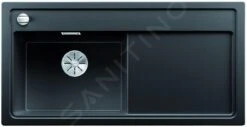 Blanco Zenar XL 6 - Fregadero De Silgranite, 988x498 Mm, Con Control De Desagüe, Negro 526065