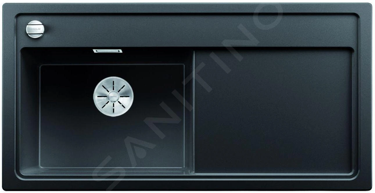 Blanco Zenar XL 6 - Fregadero De Silgranite, 988x498 Mm, Con Control De Desagüe, Negro 526065 3 Blanco Zenar XL 6 - Fregadero De Silgranite, 988x498 Mm, Con Control De Desagüe, Negro 526065