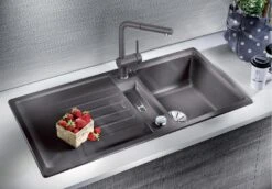 Blanco Lexa 5 - Fregadero De Silgranite, 950x500 Mm, InFino, Aluminium 524922 -Blanco 3d787c18da917008d7132519