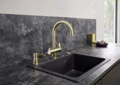 Blanco Trima - Grifo De Fregadero Con Filtración De Agua, Oro Satinado 526695 -Blanco 3e44e5ffca606fbfe5530443