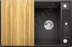 Blanco Axia III 45 - Fregadero De Silgranite, 780x510 Mm, Con Control De Desagüe Y Con Accesorios, Negro 525841 -Blanco 3f20ca8da41ef3259f641dd9