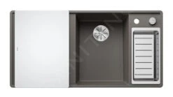 Blanco Axia III 6 - Fregadero De Silgranite, 990x500 Mm, Con Control De Desagüe Y Accesorios, InFino, Gris 527232 -Blanco 3f21b209884d6baebf456b50