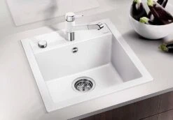 Blanco Dalago 45 - Fregadero De Silgranite, 465x510 Mm, Con Control De Desagüe, Blanco 517160 -Blanco 3f76fb5834281f3ddd11e898