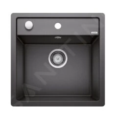 Blanco Dalago 5 - Fregadero De Silgranite, 505x500 Mm, Con Control De Desagüe, Antracita 518530