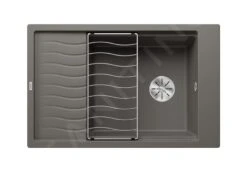 Blanco Elon XL 6 - Fregadero De Silgranite, 780x500 Mm, Con Accesorios, InFino, Gris 527252