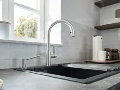 Blanco Accesorios - Dispensador De Detergente Torre, Acero 526430 -Blanco 46183ccb0a3757358e30d6e3