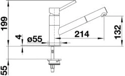 Blanco Kano S - Grifo De Fregadero Con Salida Extraíble, Negro/cromo 526174 -Blanco 488b162ff0cf5a0e6084d74b
