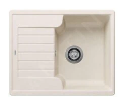 Blanco Zia 40 - Fregadero De Silgranite, 615x500 Mm, Blanco Suave 527195