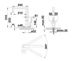 Blanco Mili - Grifo De Fregadero, Gris 527460 -Blanco 502c3bda93a09f6d3fa518a4 1