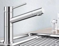 Blanco Alta S - Grifo De Fregadero Con Salida Extraíble, Cromo 515122 -Blanco 553f4a83e7a19dfe1af15909 1