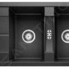 Blanco Metra 8 - Fregadero De Silgranite, 1160x500 Mm, Negro 525934 -Blanco 559b1bc99d6a7d7d2f861aef