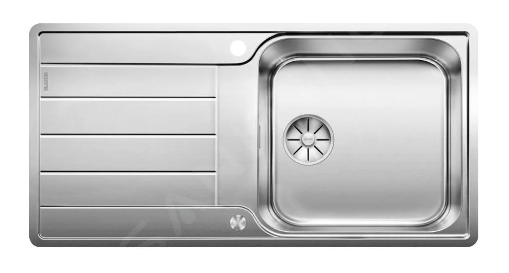 Blanco Classimo - Fregadero 100x50 Cm, Con Control De Desagüe, InFino, Acero Inoxidable Cepillado 525327 3 Blanco Classimo - Fregadero 100x50 Cm, Con Control De Desagüe, InFino, Acero Inoxidable Cepillado 525327