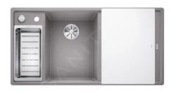 Blanco Axia III 6 - Fregadero De Silgranite, 1000x510 Mm, Con Control De Desagüe Y Accesorios, InFino, Aluminio 524655 -Blanco 5729c02f53549d866d9fe09d