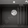 Blanco Etagon 6 - Fregadero De Silgranite, 600x510 Mm, Con Control De Desagüe A Con Guías, Negro 525889 -Blanco 57d77c9eebedc38af2208db6