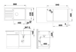 Blanco Legra XL 6 - Fregadero De Silgranite, 860x500 Mm, Blanco Suave 527091 -Blanco 5a1f25b3fc59a51794d1ee29