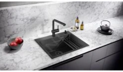 Blanco Accesorios - Juego De Desagüe C-overflow, Para Fregadero De Dos Senos, BlackEdition, Negro Mat 239979 -Blanco 5e28a754efafad3ad4881dd1