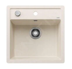 Blanco Dalago 5 - Fregadero De Silgranite, 505x500 Mm, Con Control De Desagüe, Blanco Suave 527062