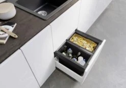 Blanco Flexon II - Papelera Incorporada, Dividida, Volumen 38 L 526639 -Blanco 61d0bf889692124429a5fb04