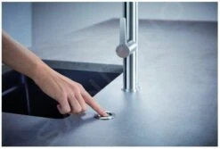 Blanco Accesorios - PushControl, Control De Desagüe InFino, Acero Inoxidable 233696 -Blanco 637854c390227c9a42e76f54