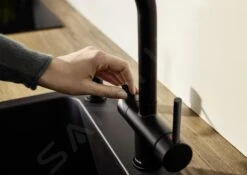 Blanco Fontas S II - Grifo De Fregadero Con Salida Extraíble Y Filtración, Negro Mate 526672 -Blanco 654ffaf436ade7ef75bddefc